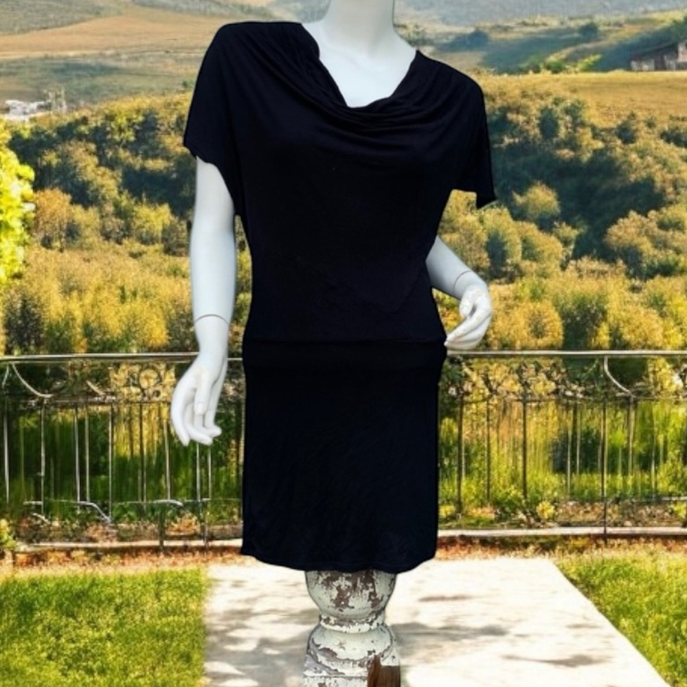 Park Vogel black dress swim cover up XS